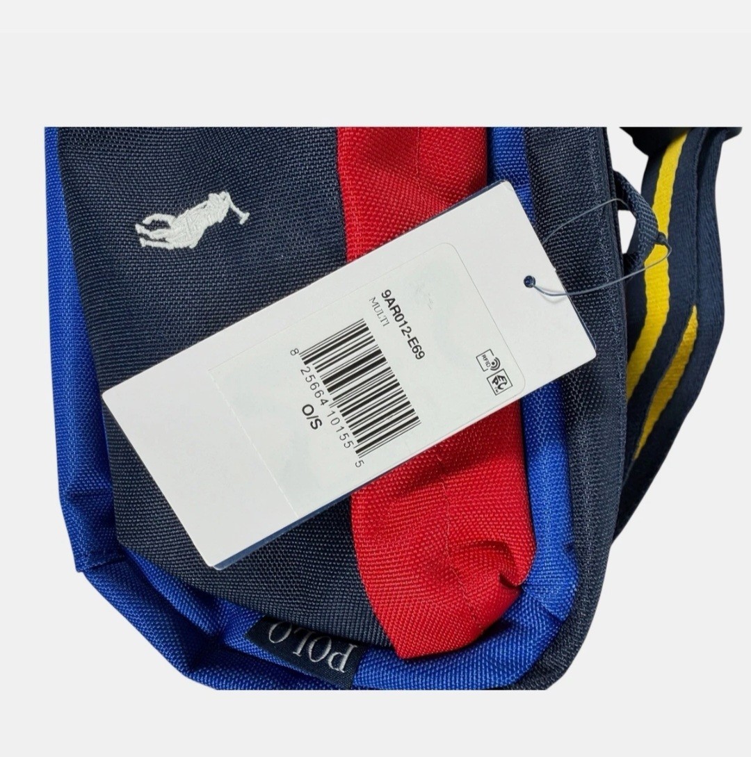 Polo Ralph Lauren Colorblock Sling, Belt Waist Fanny Pack, Women, Men Travel Bag