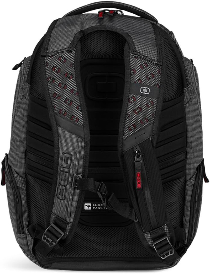 Renegade Large Black Pindot Backpack – Stylish and Durable Design