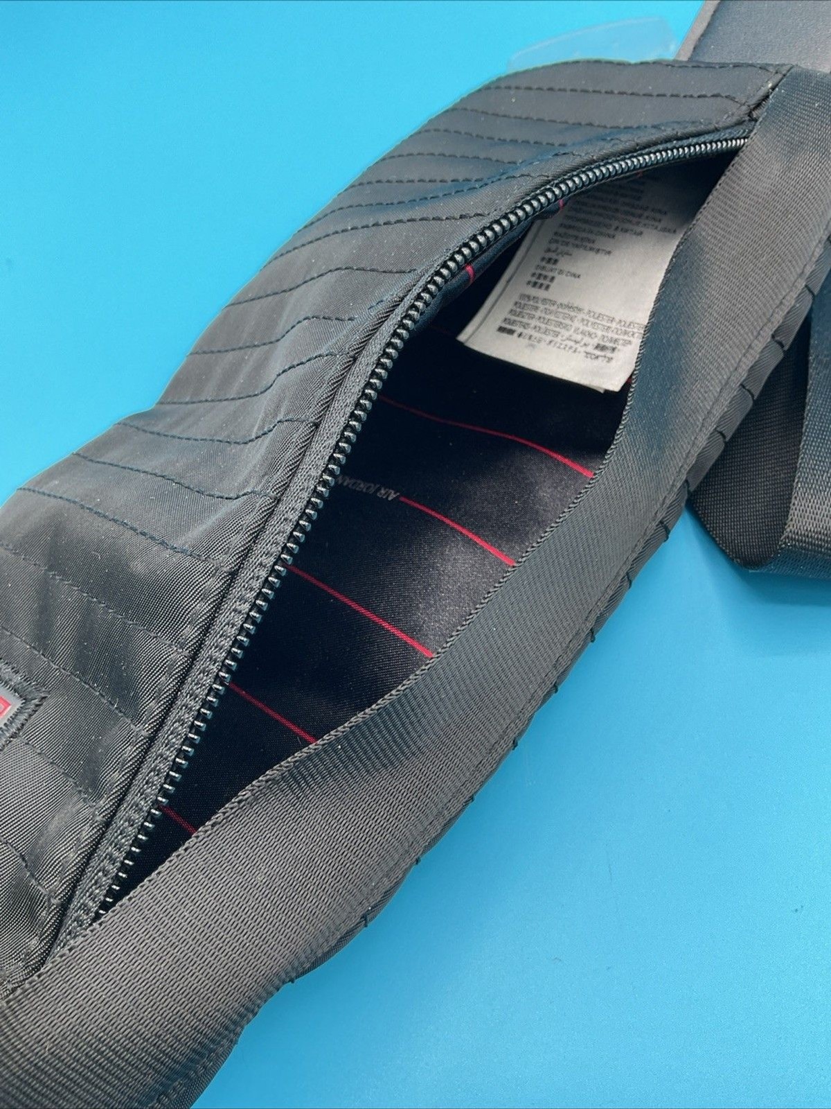 Jordan Monogram Waist Bag (black Crossbody Zipped, Adjustable Strap.EUC