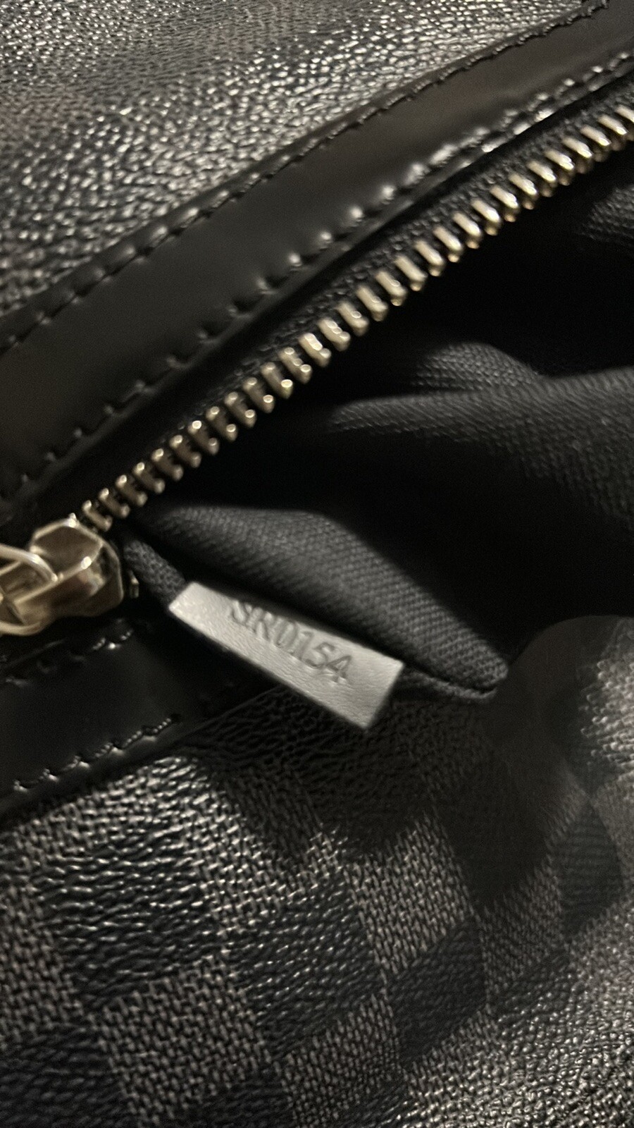 Authentic Louis Vuitton Mick Handbag Damier Graphite MM Black