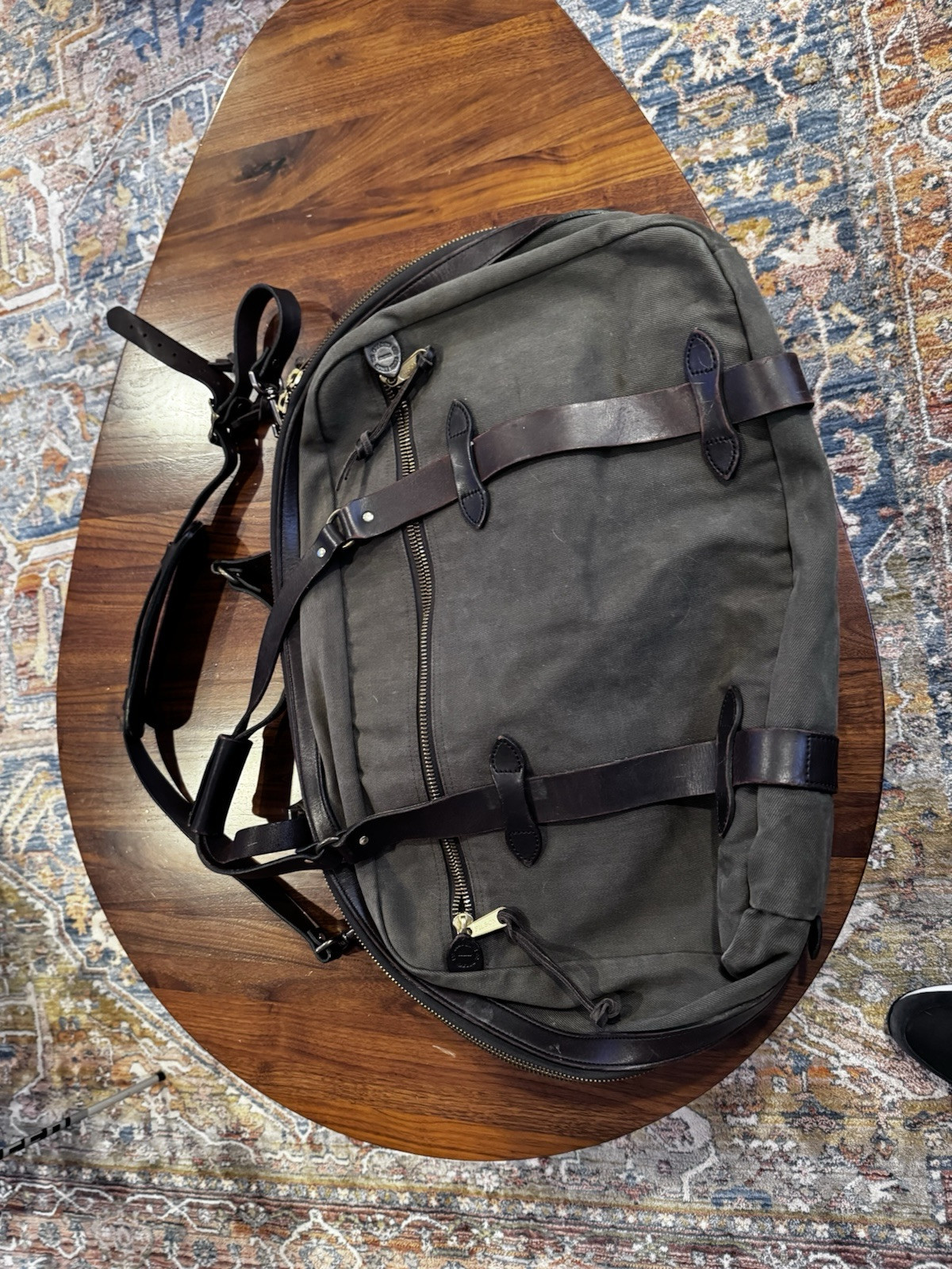 Filson Rugged Twill Pullman Suitcase – Green – Large