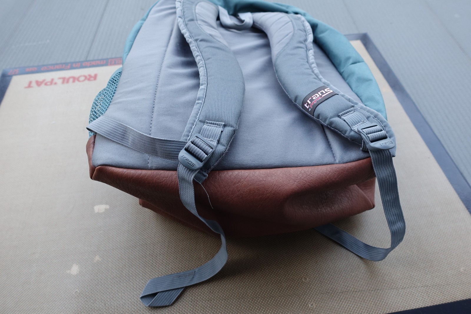 Trans By Jansport 17″ laptop Backpack JS0A33S3 -Large -Brown Leather Bottom