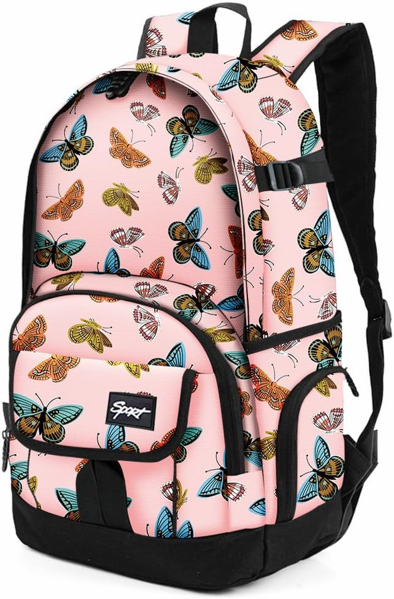 School Backpack Travel Bag for Men & Women Lightweight College Back Pack with La
