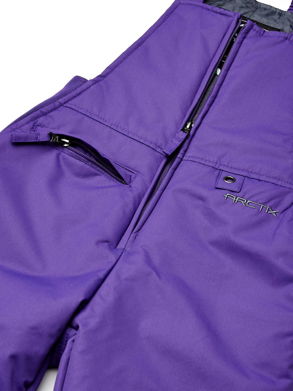 Arctix Kids Insulated Snow Bib Overalls ( Purple , X-Large ) Purple X Large U3