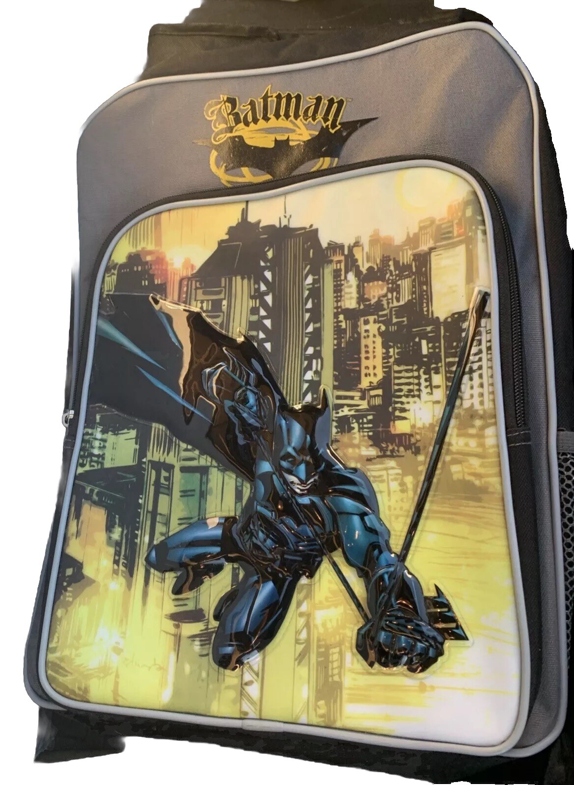 Vintage 2000’ Batman Begins Backpack Rare DC Comics Excellent Condition (SEC I)