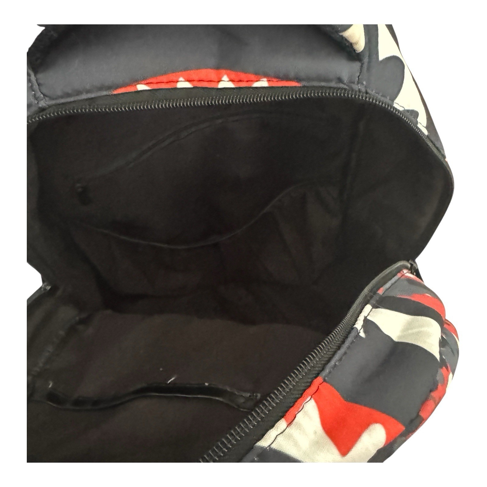 Shark Teeth Red Black Camo Backpack Travel Laptop Daypack School