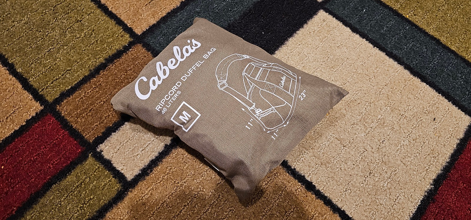 Cabelas Duffle Bag – Tan