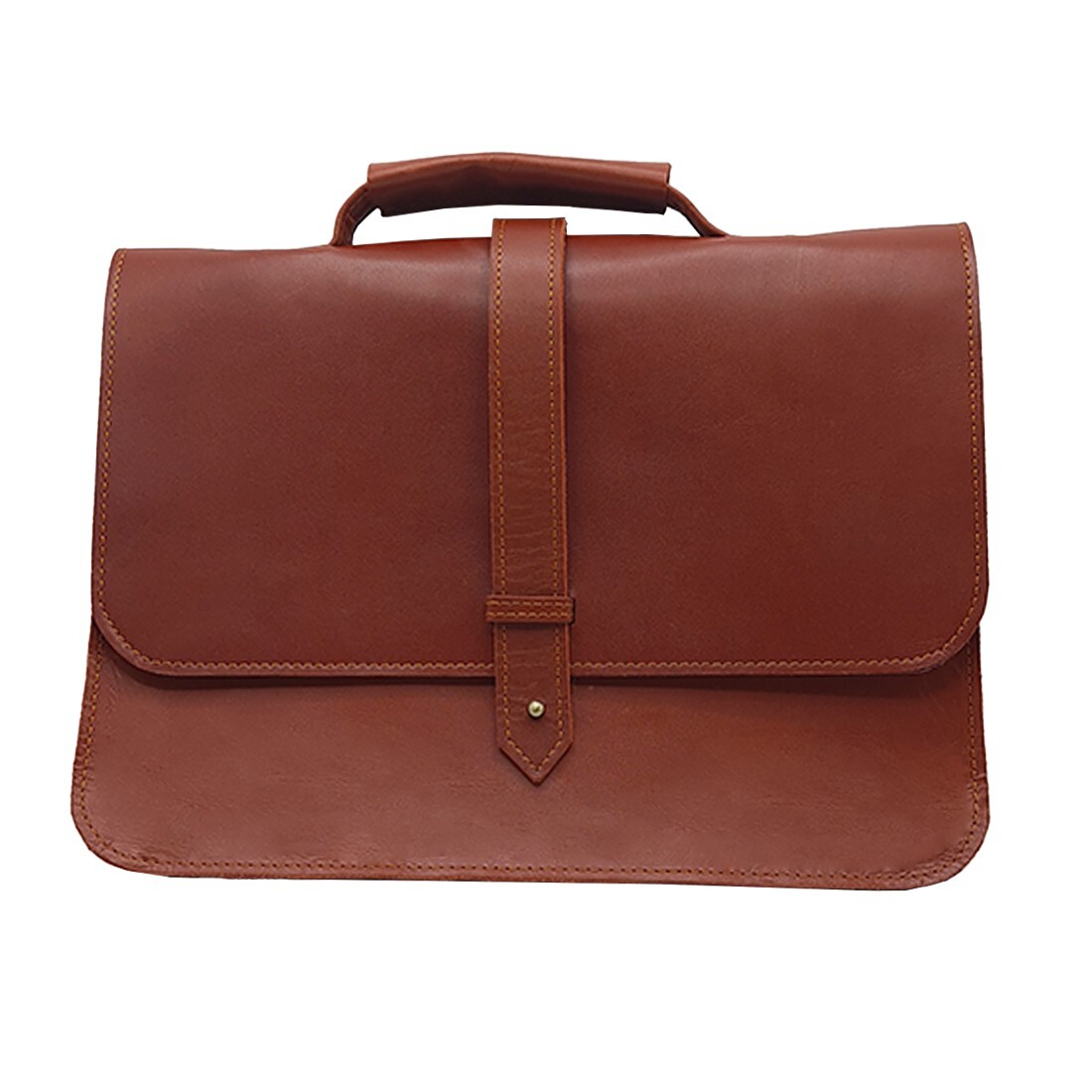 Men’s Genuine Leather Vintage Laptop Messenger Handmade Briefcase Bag Satchel