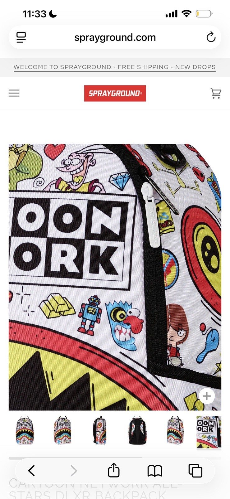 CARTOON NETWORK ALL-STARS DLXR BACKPACK