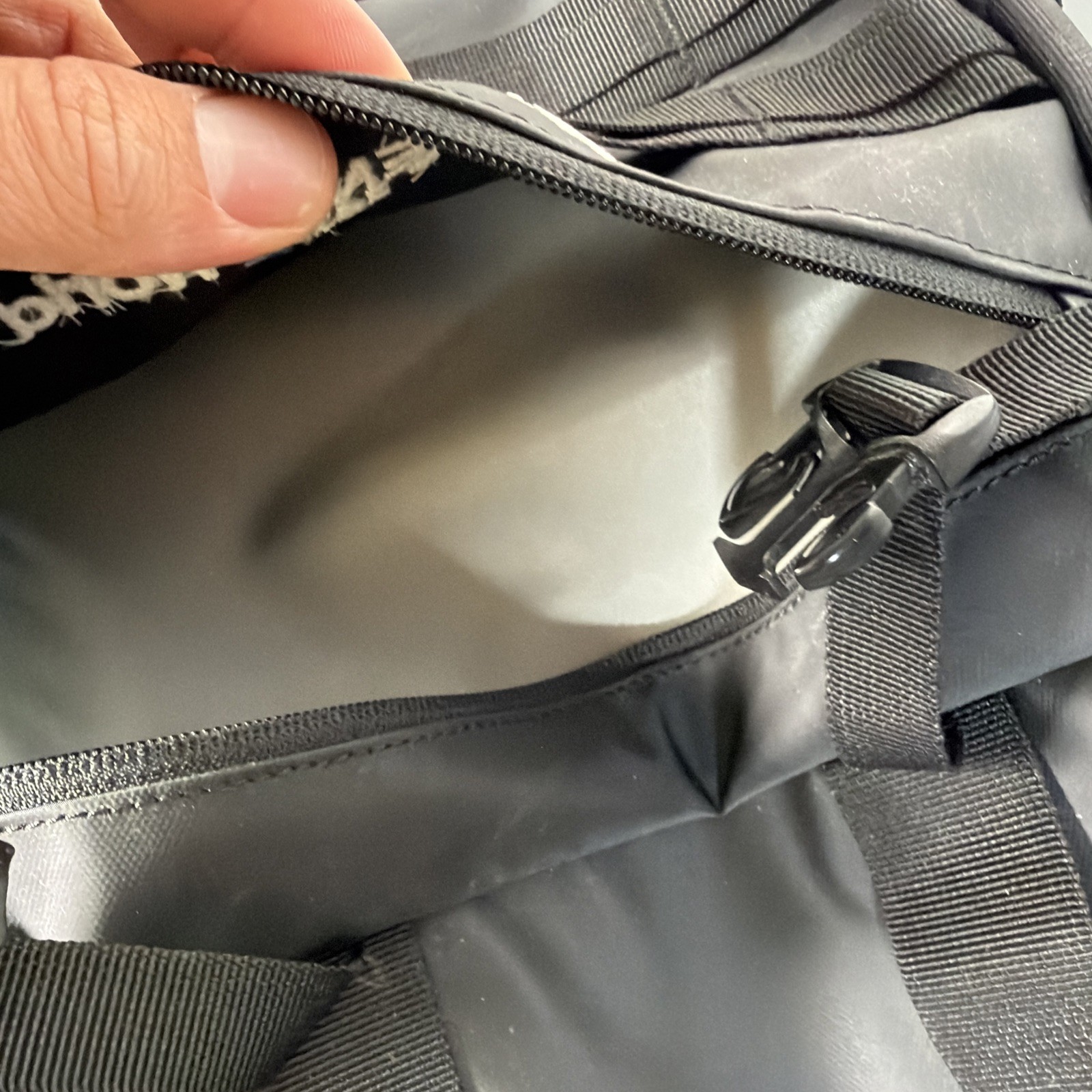 Timbuk2 Rogue Backpack Jet Black Logo Laptop Commuter Bag Embroidered