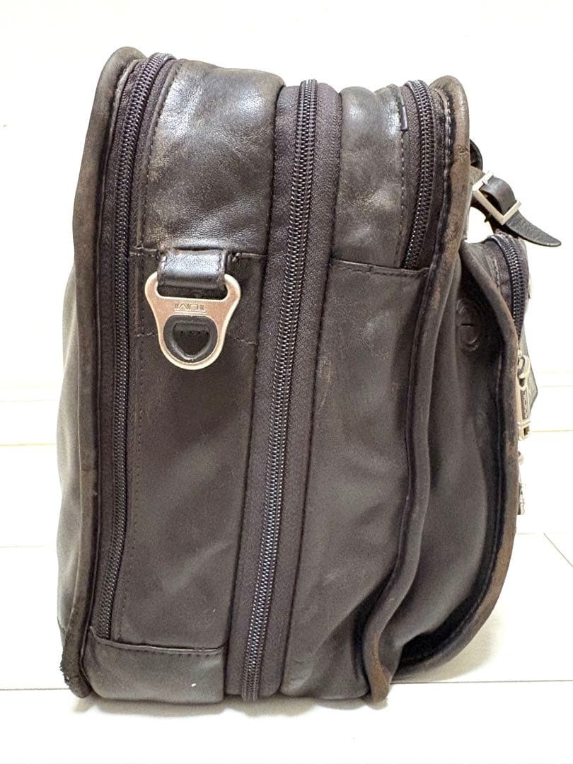 TUMI Briefcase Business Bag All Leather Brown