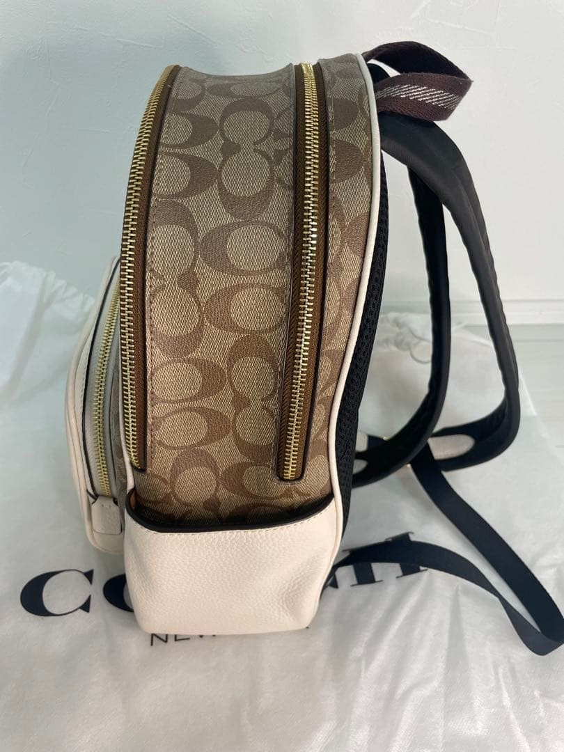 Import duty included for US buyers Coach White Backpack Clean Versatile Travel