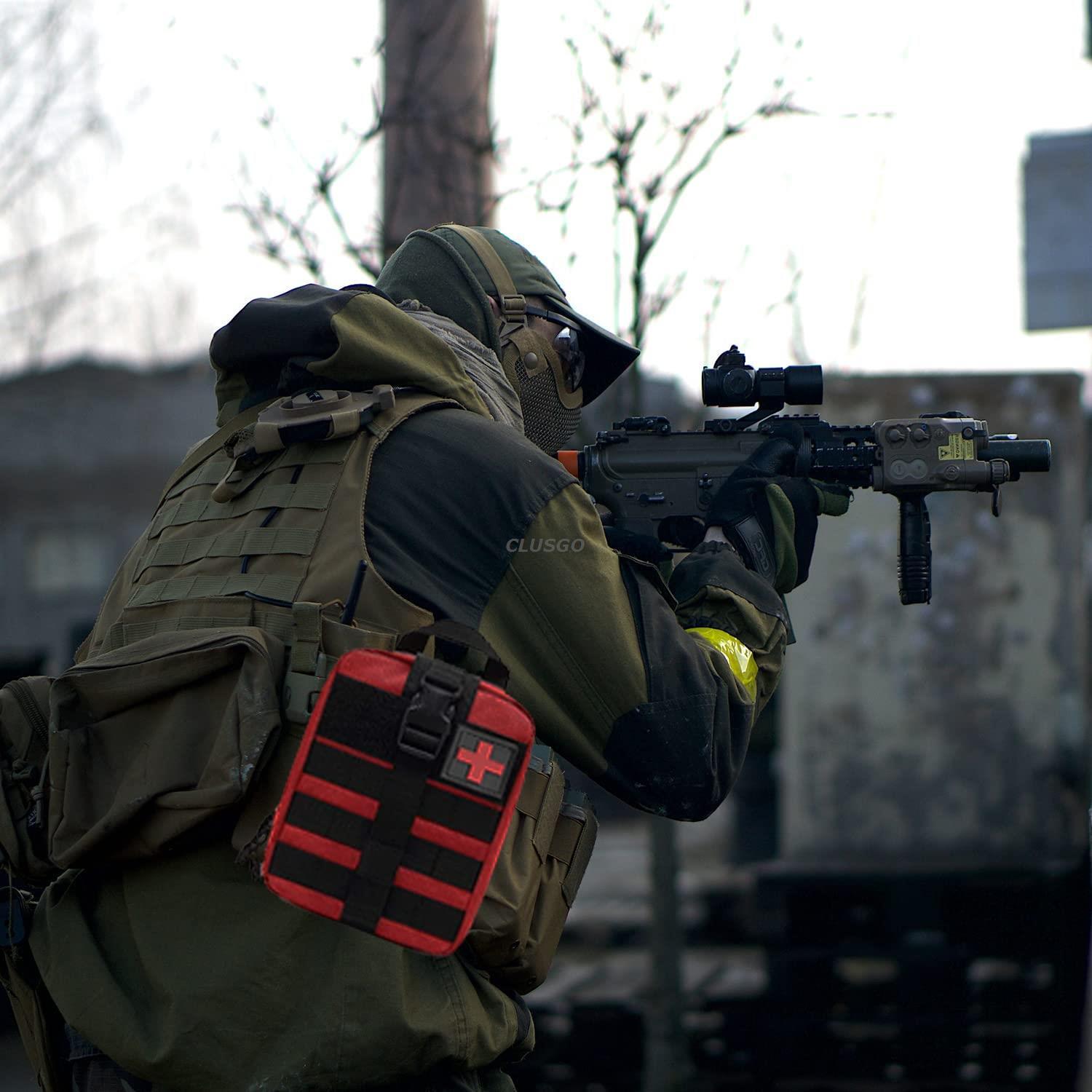 Tactical Molle IFAK Pouch – Tear Away Rip Away Survival First Aid Medical Pouch