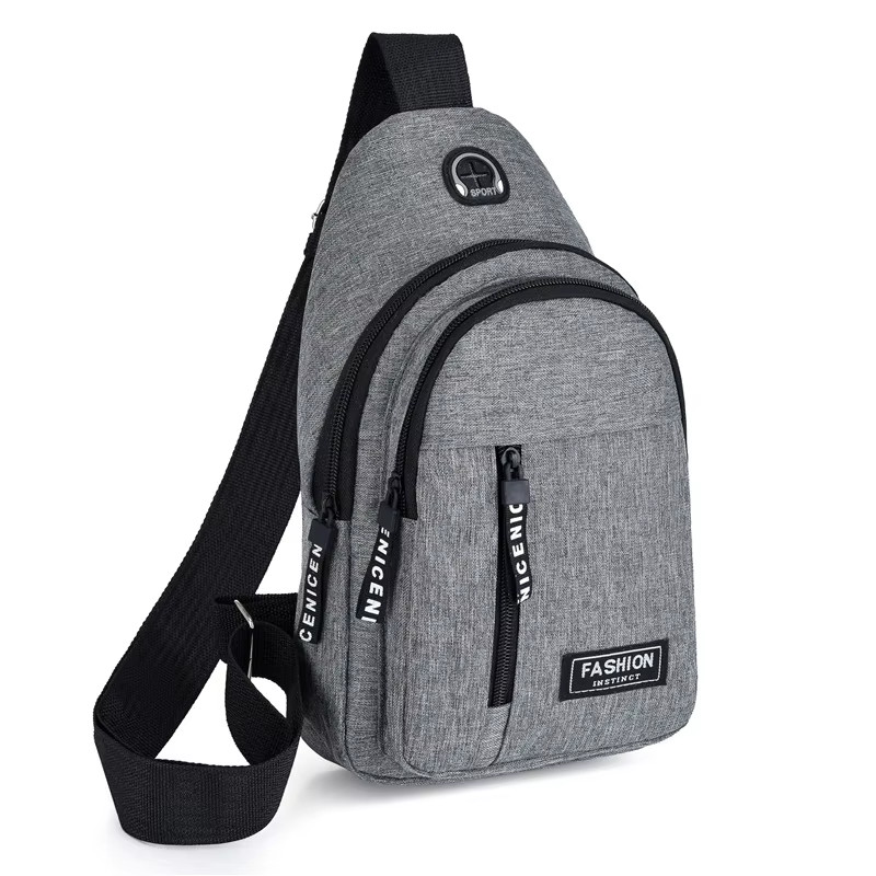2025 New Multifunctional Chest Bag Men’S Fashion Trend Oxford Cloth Shoulder Bag
