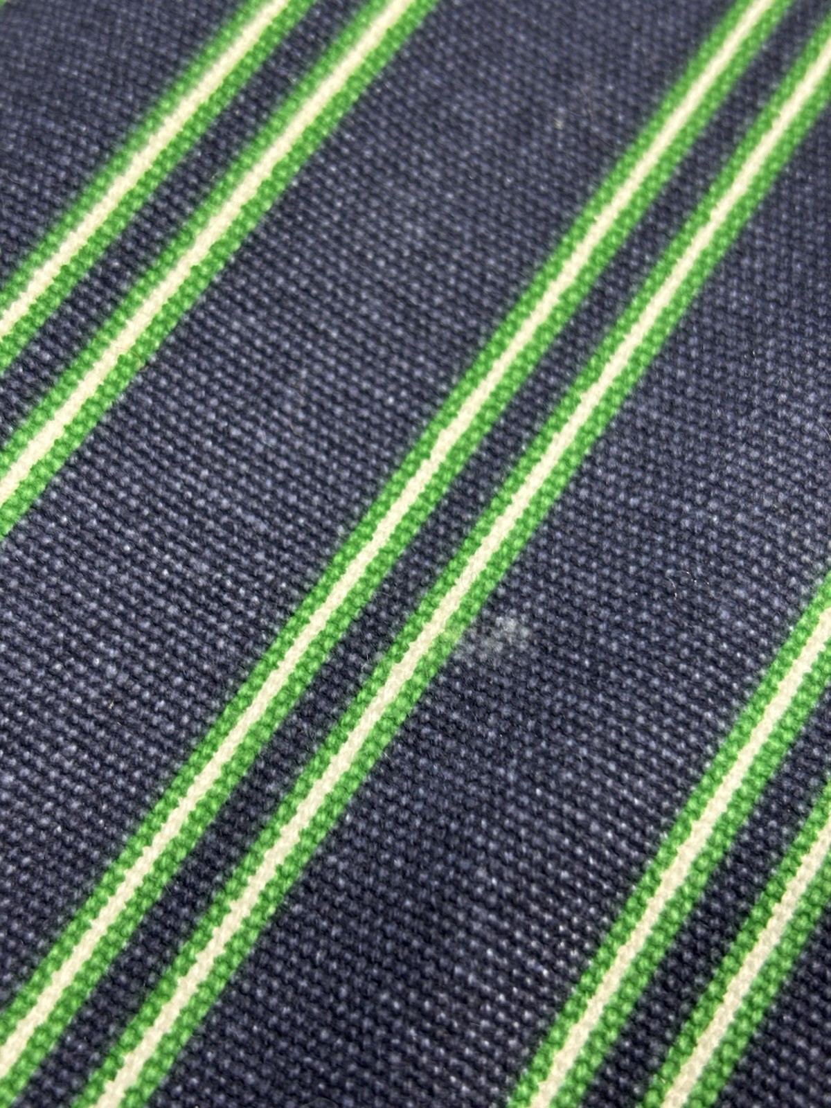 American Eagle Preppy Blue And Green Stripe Laptop Bag Crossbody One Compartment