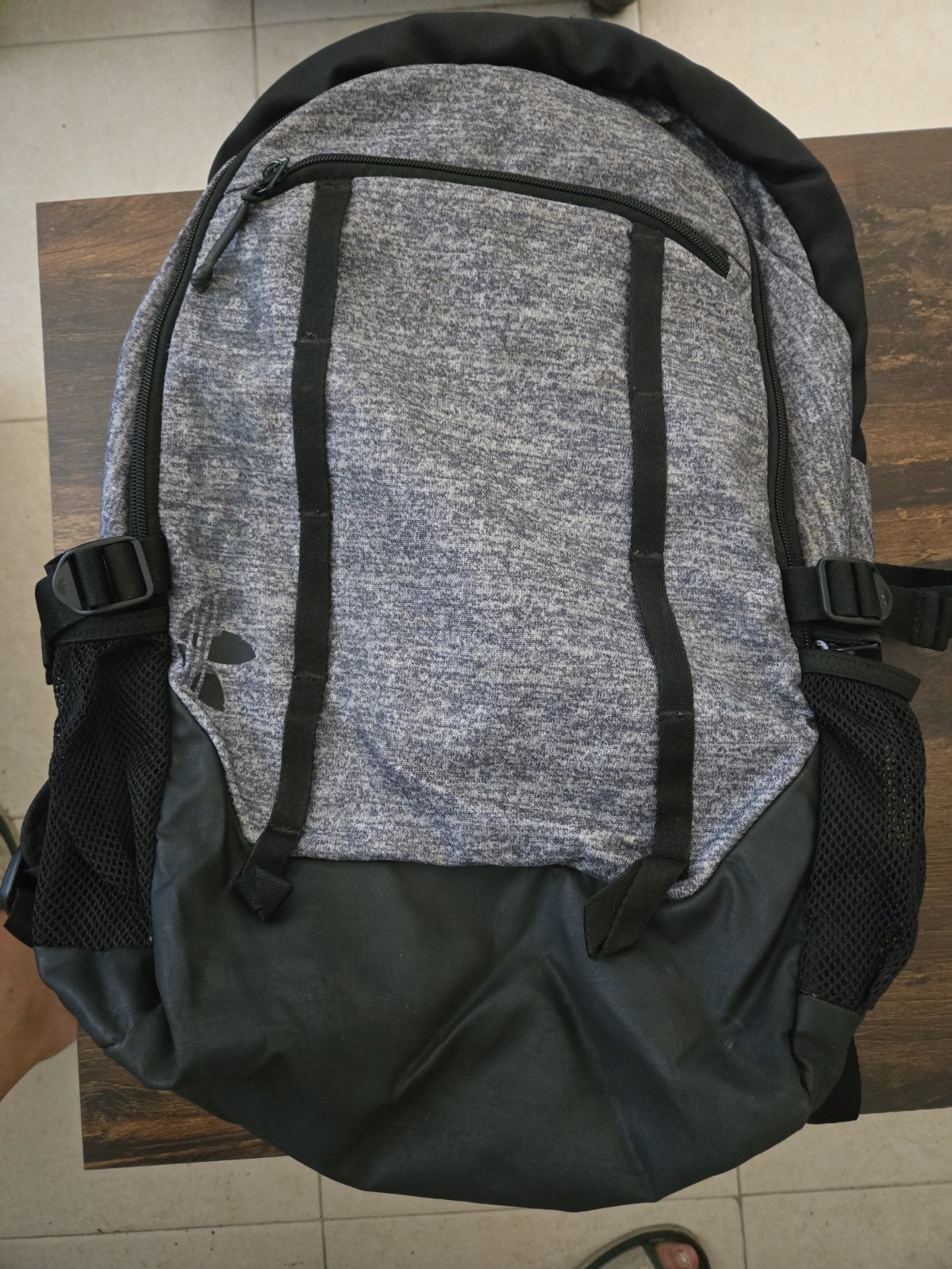 ADIDAS DEFENDER TEAM UNISEX 20″ Backpack Laptop Bag VENT GRAY