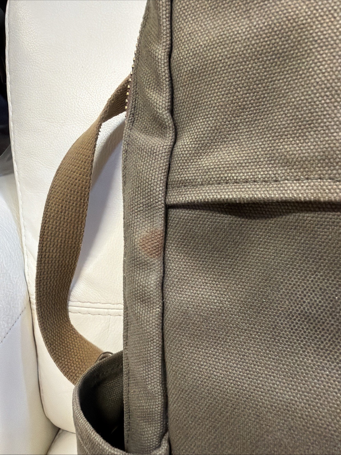 Bradley Mountain Large 17” Waxed Canvas Backpack – Field Tan – Made in the USA