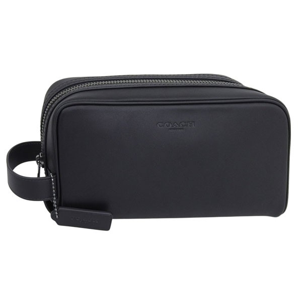 Authentic Coach Small Travel Kit in Smooth Leather CAT30 Pouch Leather Black