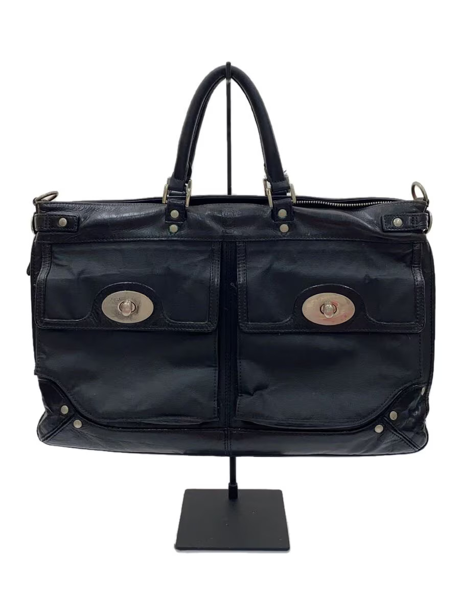 Other Brands Shoulder Bag Rayon Black Plain