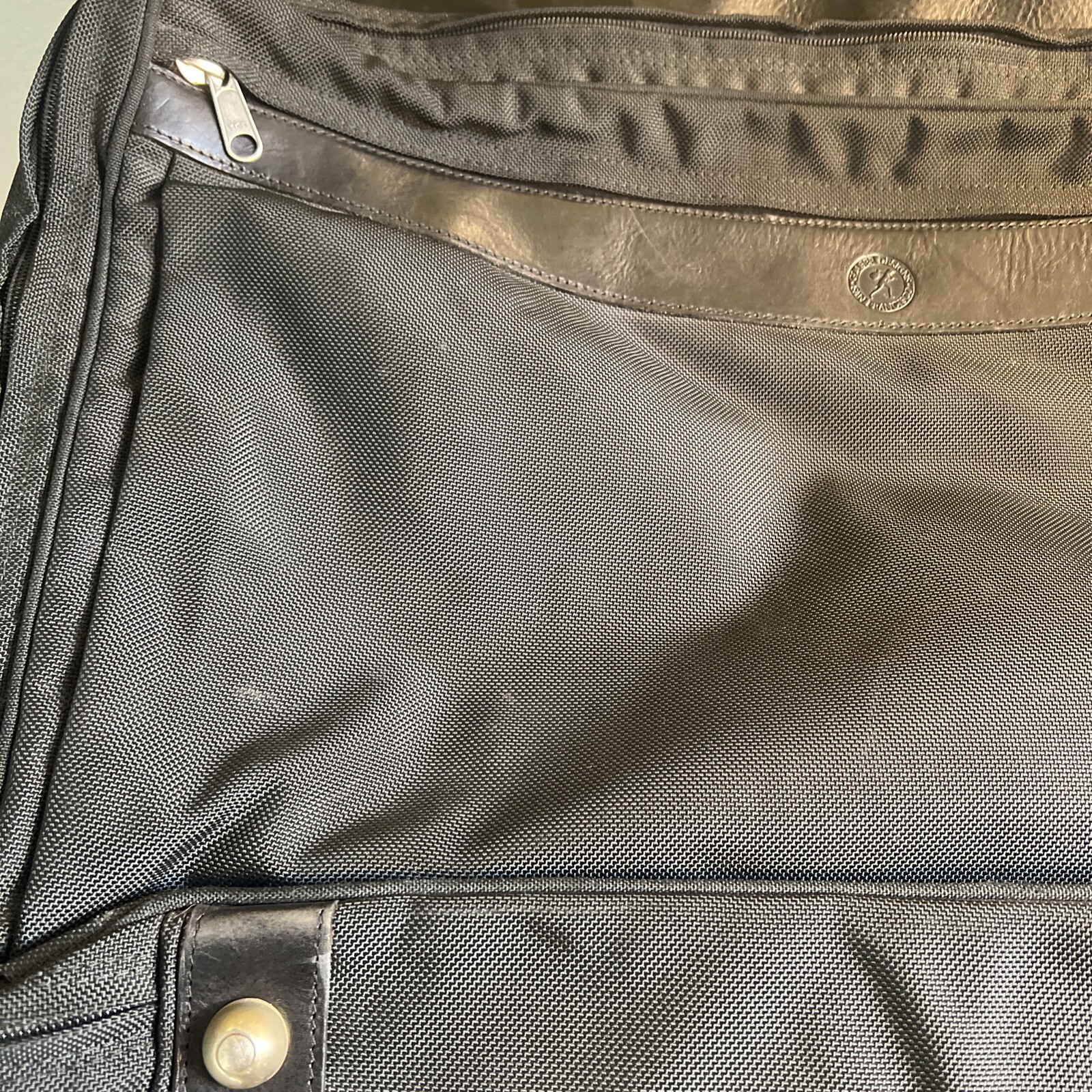 Glaser Designs San Francisco Leather Briefcase Laptop Bag Carry On Luggage