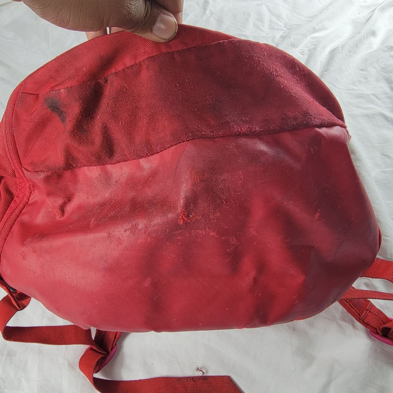 Under Armour Hustle 4.0 Red Backpack Expandable Lightweight Casual Travel