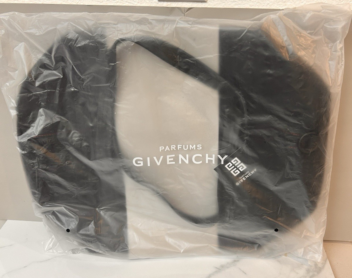 Givenchy Perfume Play sport promotion Gym duffel bag black Fabric interior red