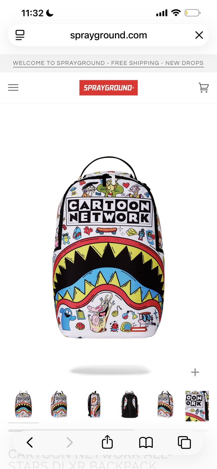 CARTOON NETWORK ALL-STARS DLXR BACKPACK