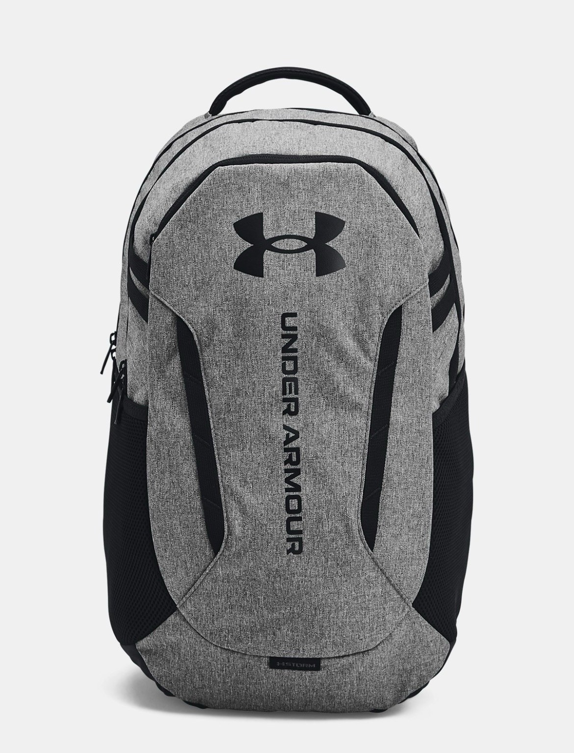Under Armour Hustle 6.0 Backpack Castlerock Full Heather / Black