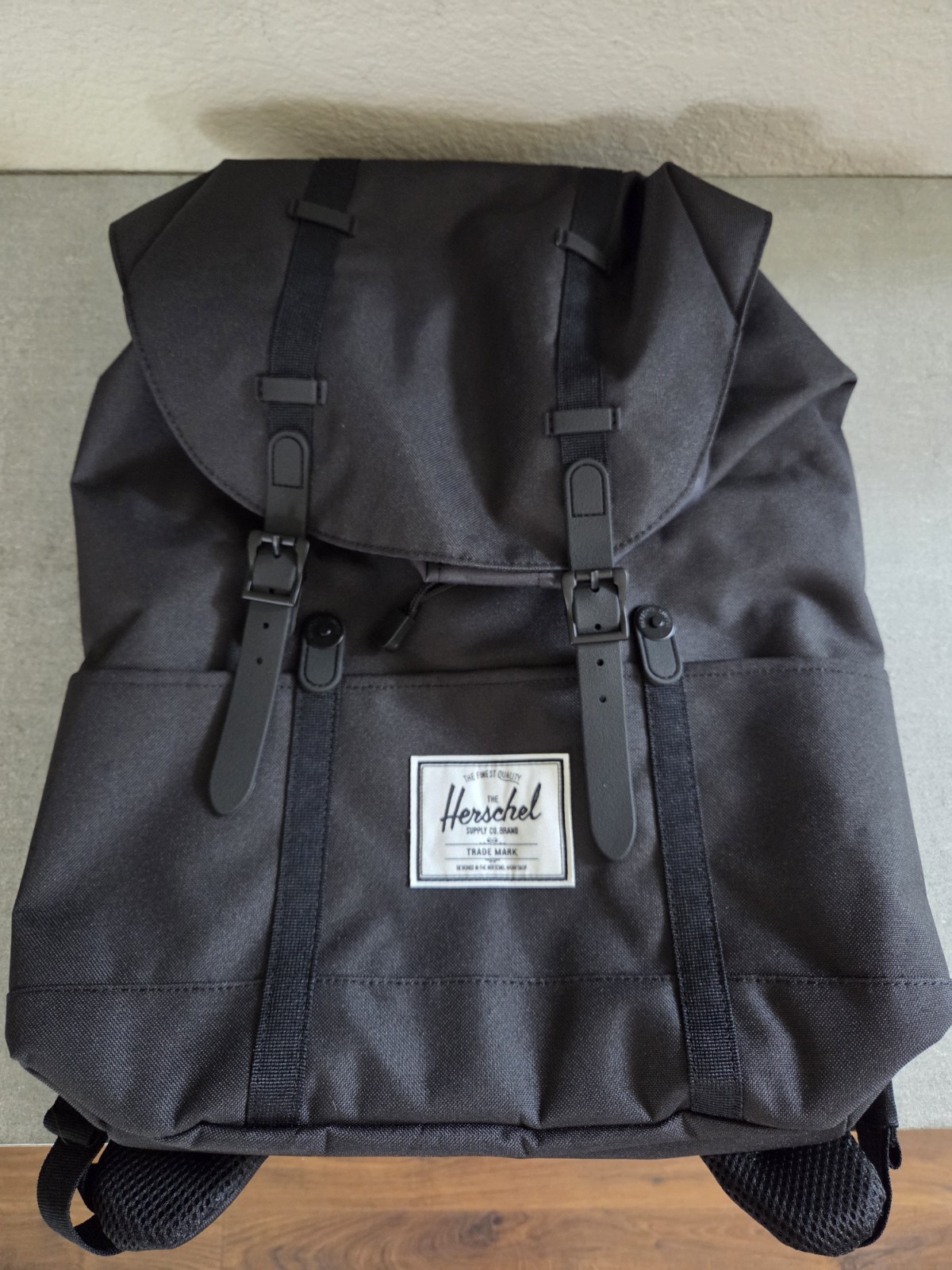 Herschel Supply Company Eco Retreat 15 Inch Black Laptop Backpack Brand New