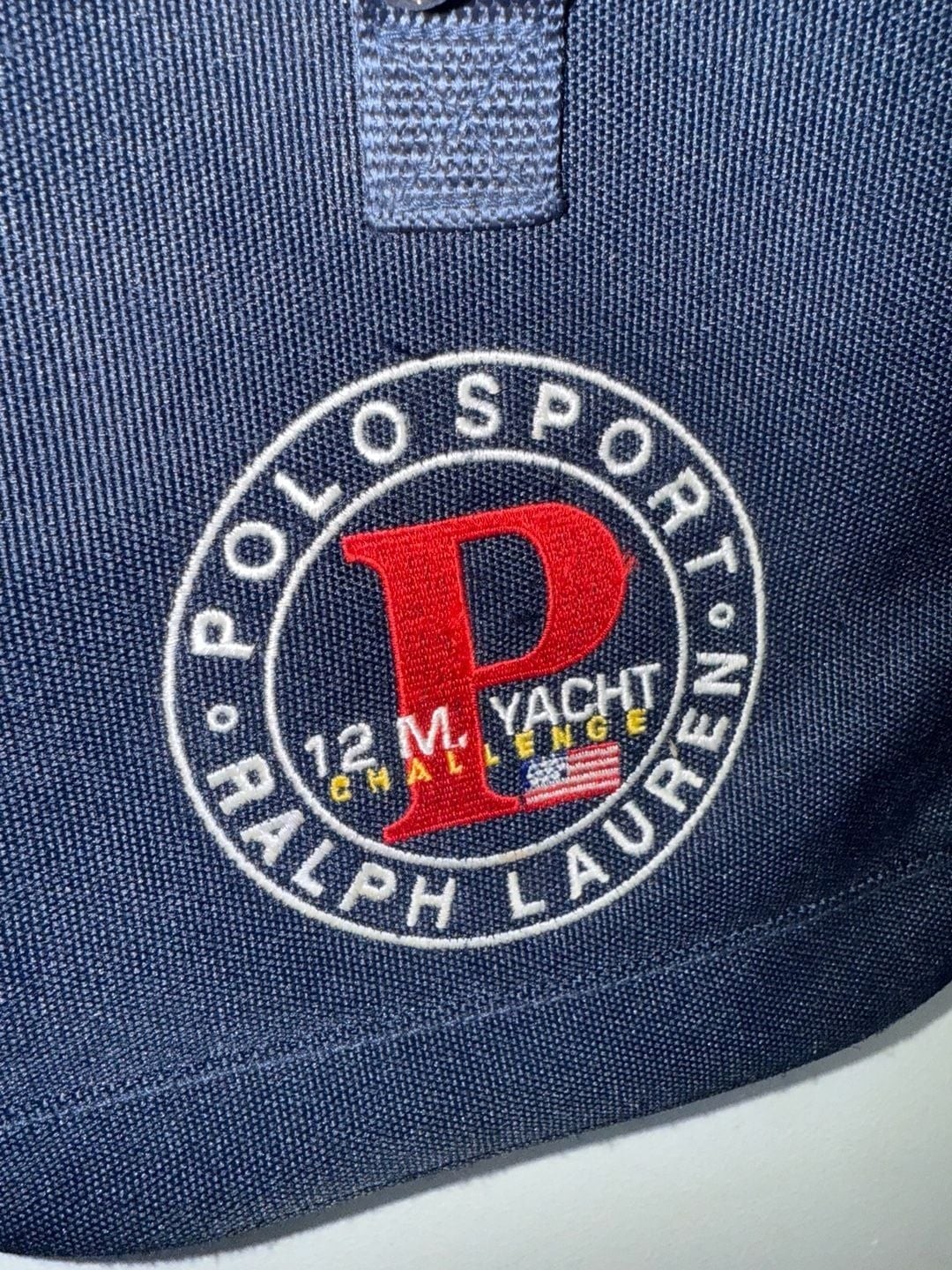 Vintage Polo Sport Ralph Lauren Yacht Challenge Backpack 1996 Navy