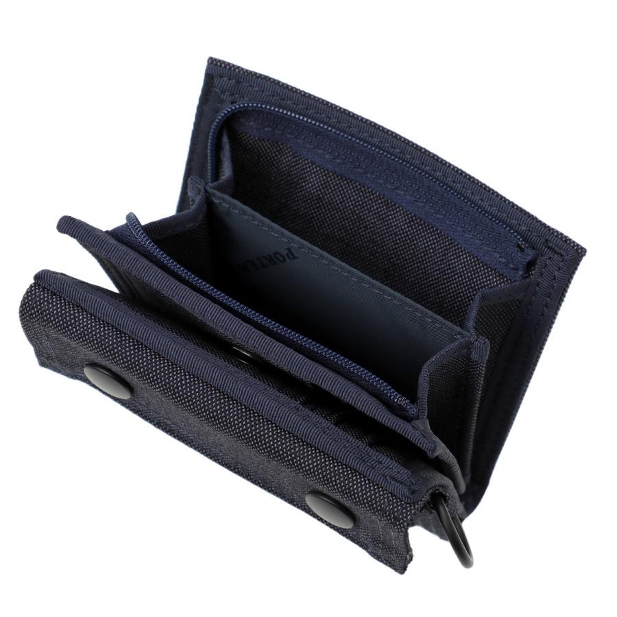 PORTER YOSHIDA SMOKY WALLET Navy 592-26370