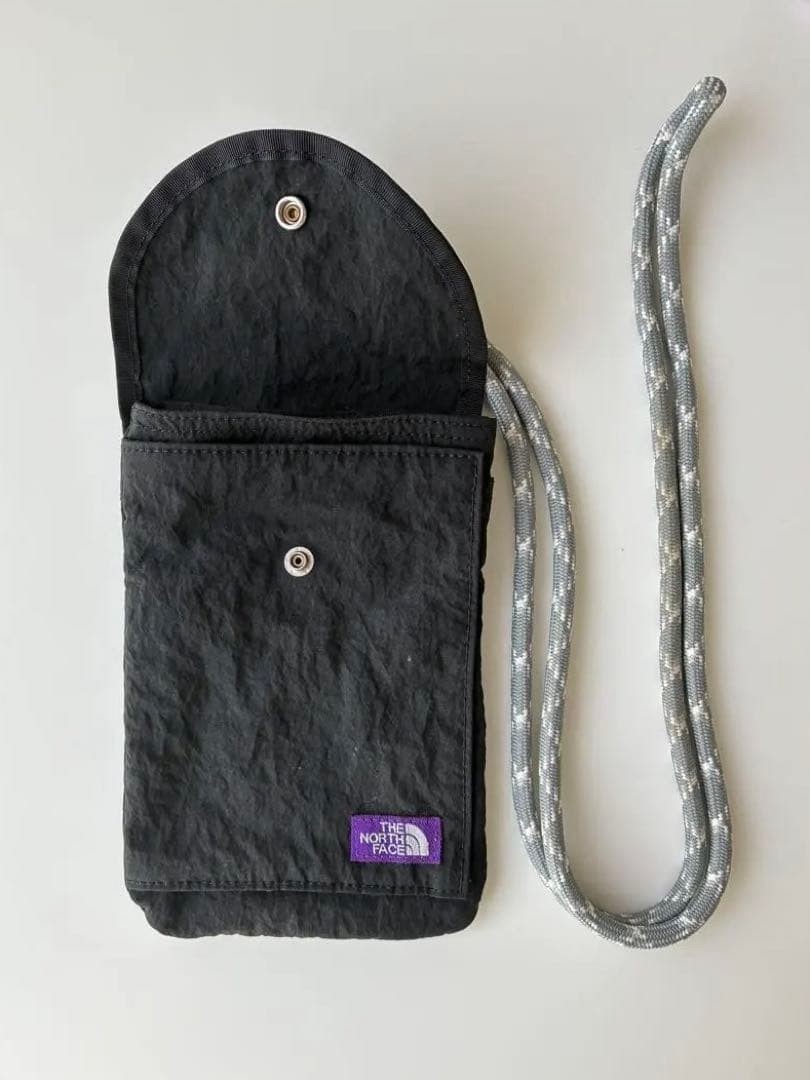 (ASK availability first) THE NORTH FACE PURPLE LABEL Wallet Shoulder Black