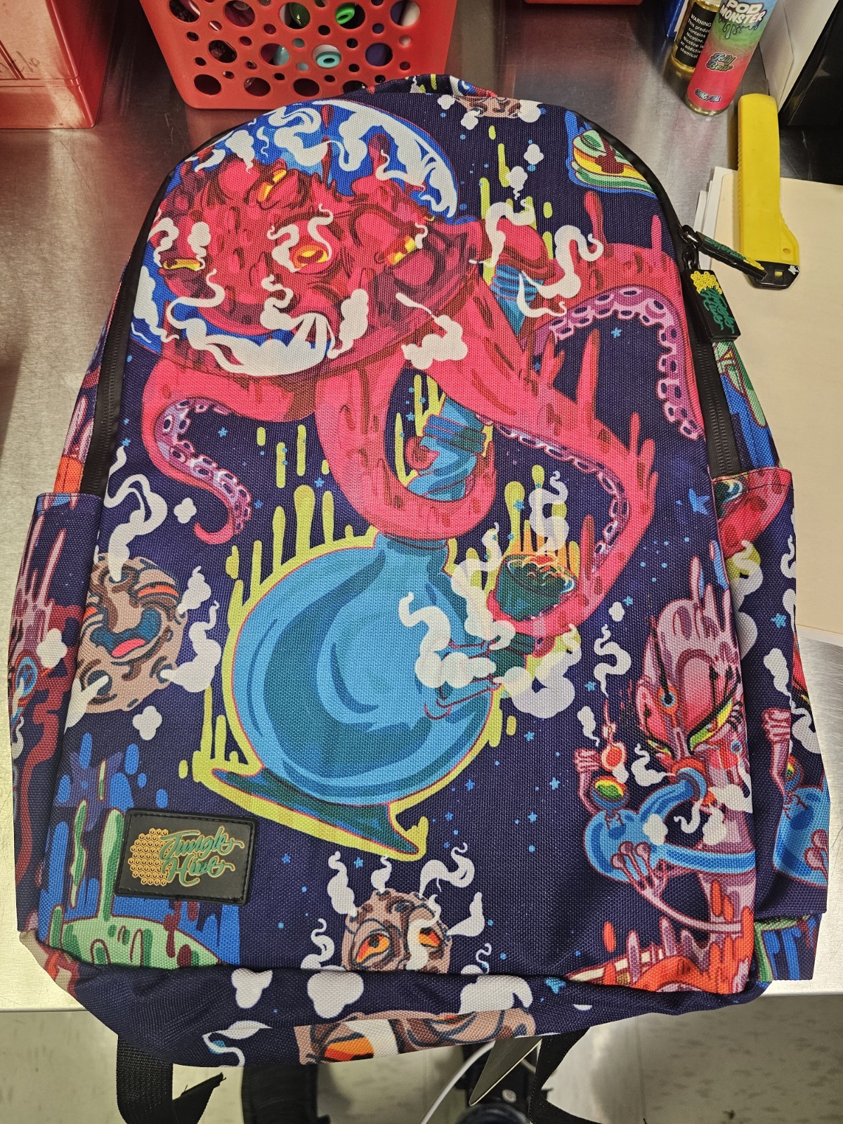 NEW JUNGLE HIVE Smell Proof Backpack – Stoner Art Design