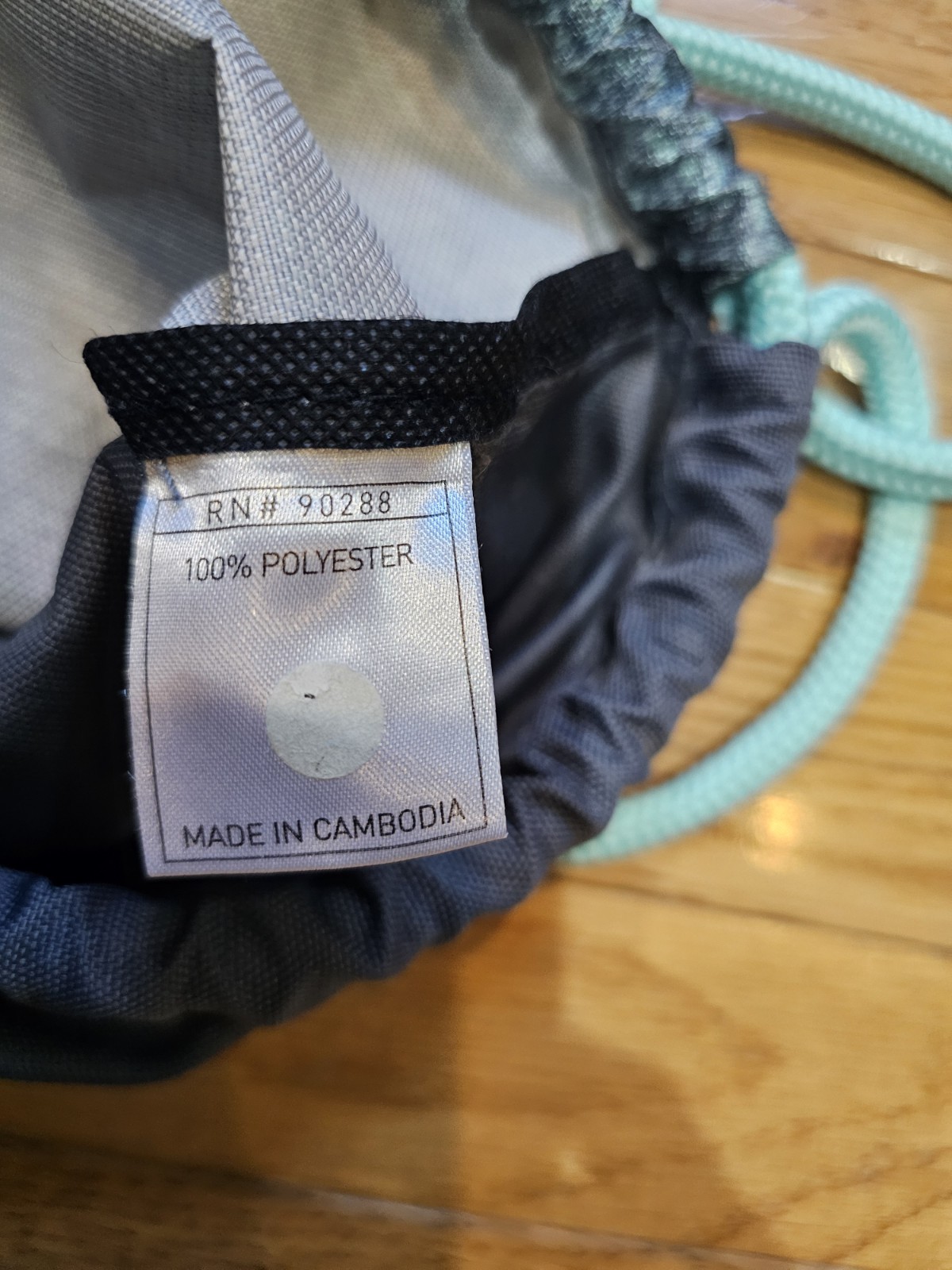 Adidas Alliance II Sackpack Heather Gray & Mint Green