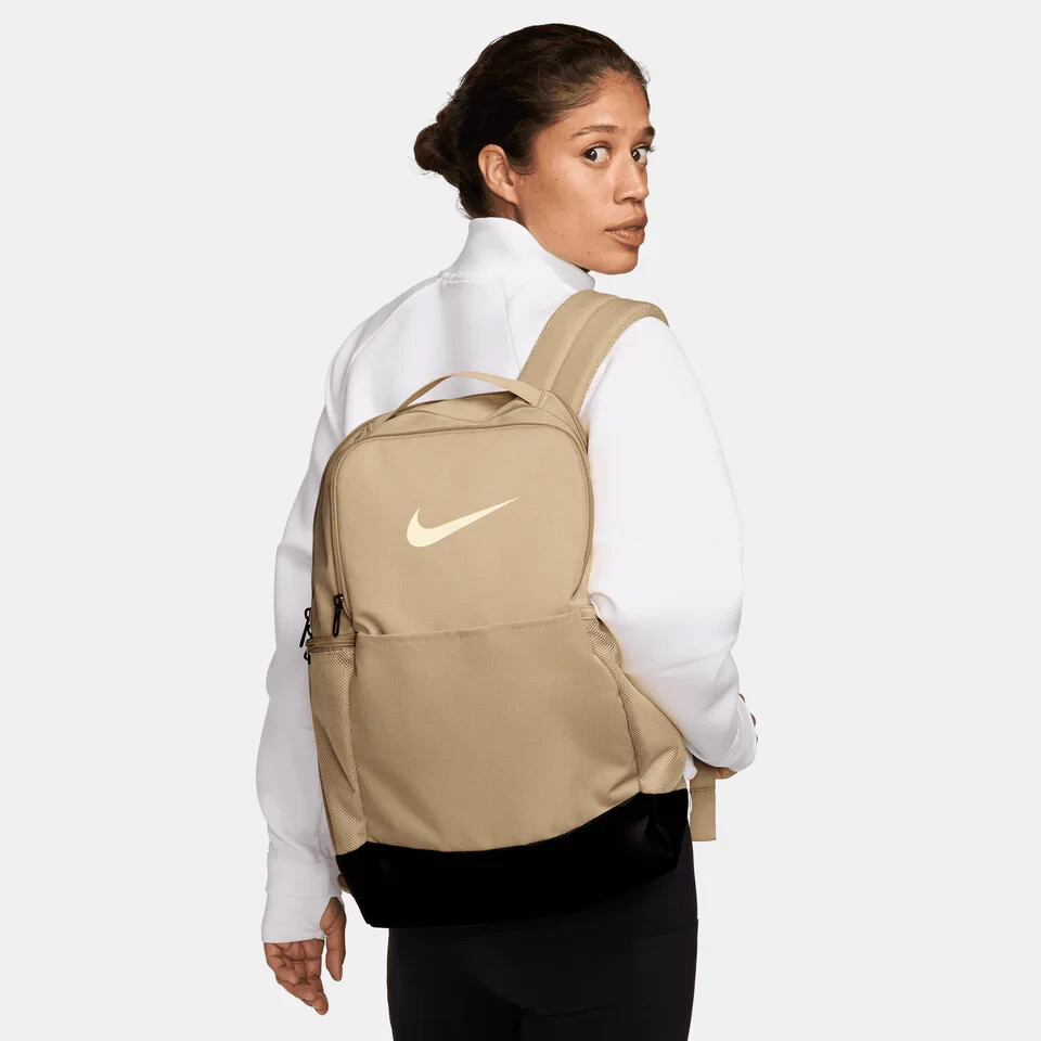 Nike Brasilia Medium Backpack (24L) Khaki School Sport Book Bag DH7709 252 NEW