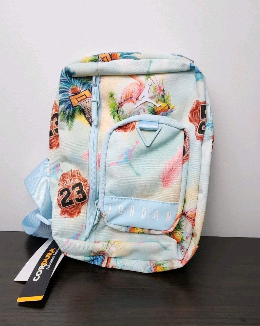 Jordan Collectors Tropical Crossbody Bag White Multicolor MA0957 New