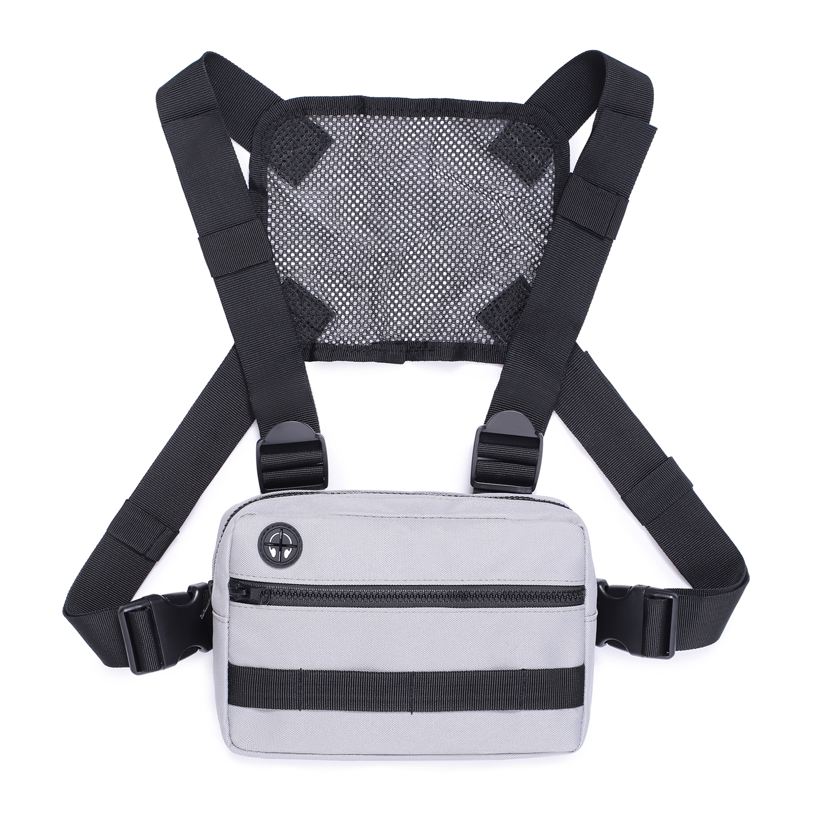 Multi-function Chest Pack Men Chest Bag Outdoor Cycling Hiking Running Vest Bag