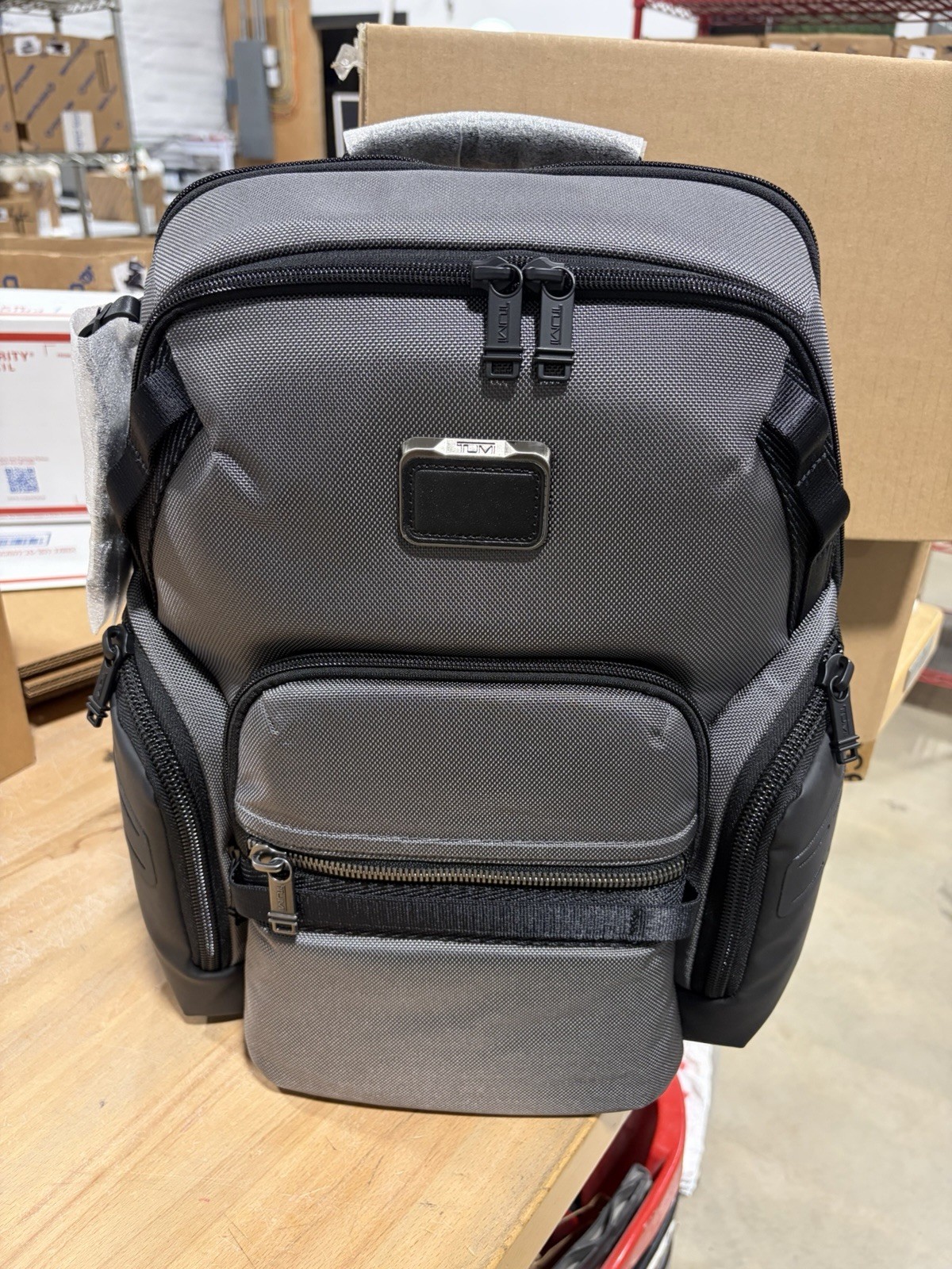 TUMI Alpha Bravo Navigation Backpack, Charcoal