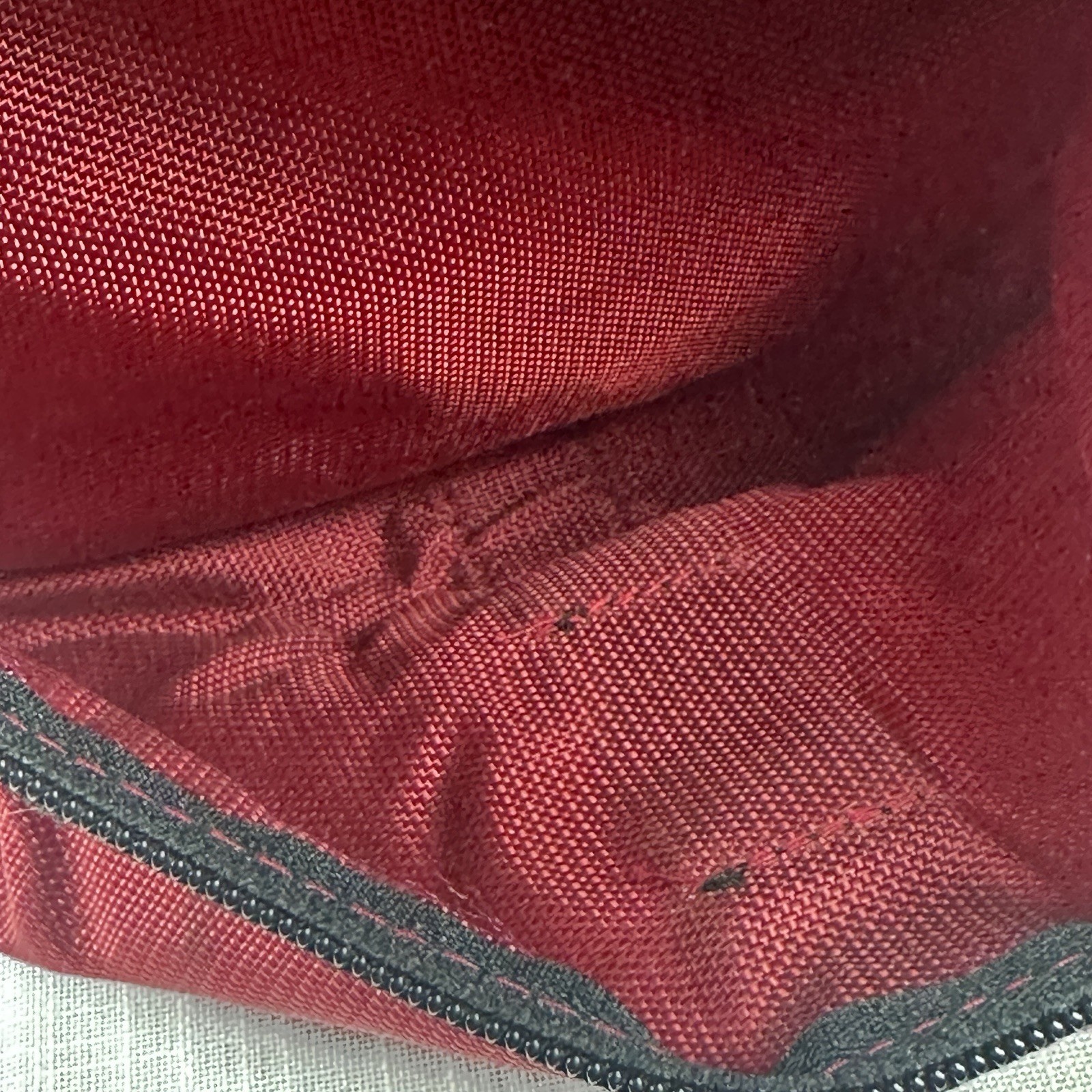 Vintage Polo Sport Ralph Lauren Backpack Red RL Flag Multi Pocket