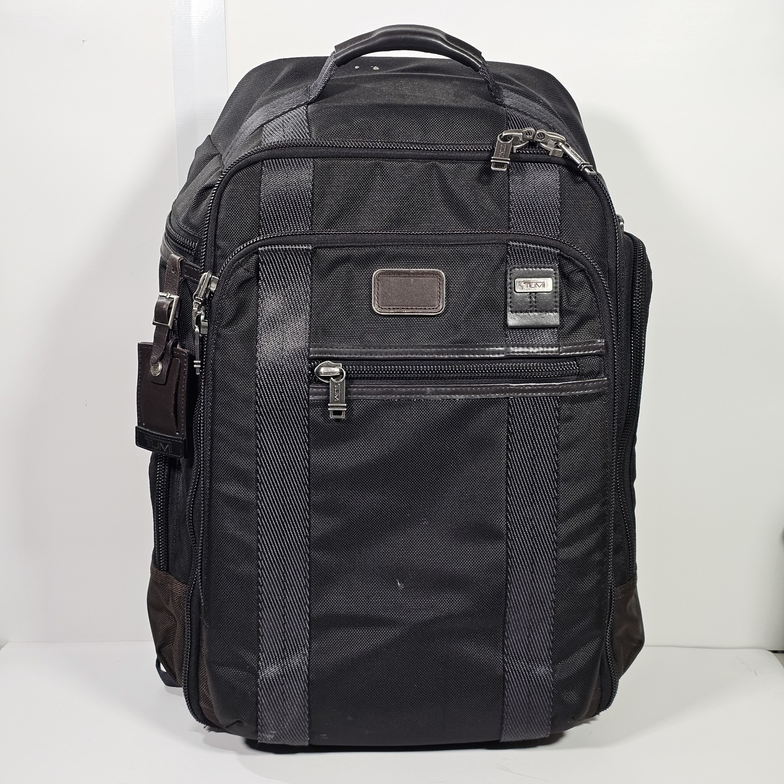 Tumi Peterson Wheeled Carry On Backpack 222473HK2 Black