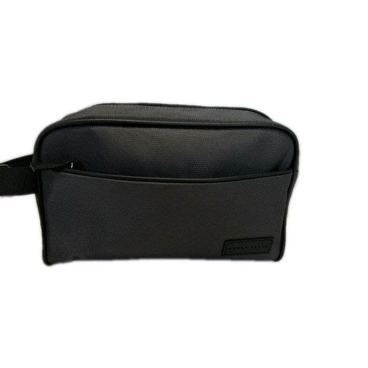 PERRY ELLIS PORTFOLIO Men’s Black Travel Kit With Travel Bottle & Handle New
