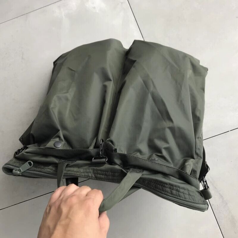 Retro US Pilot Helmet Bag with Carrying Strap Olive Drab Padded Pouch Green Bag