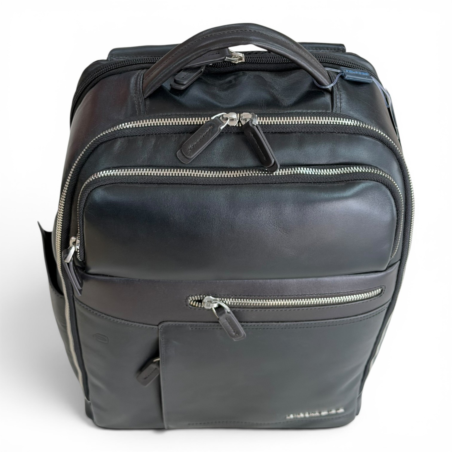 PIQUADRO men’s backpack leather backpack with computer made in Italy notebook