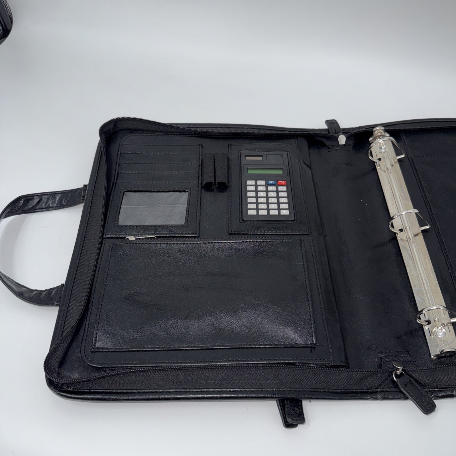 VTG Zip Brief Case/Laptop Foray 3 ring, Calc, zip pocket, cardholder, excel. con