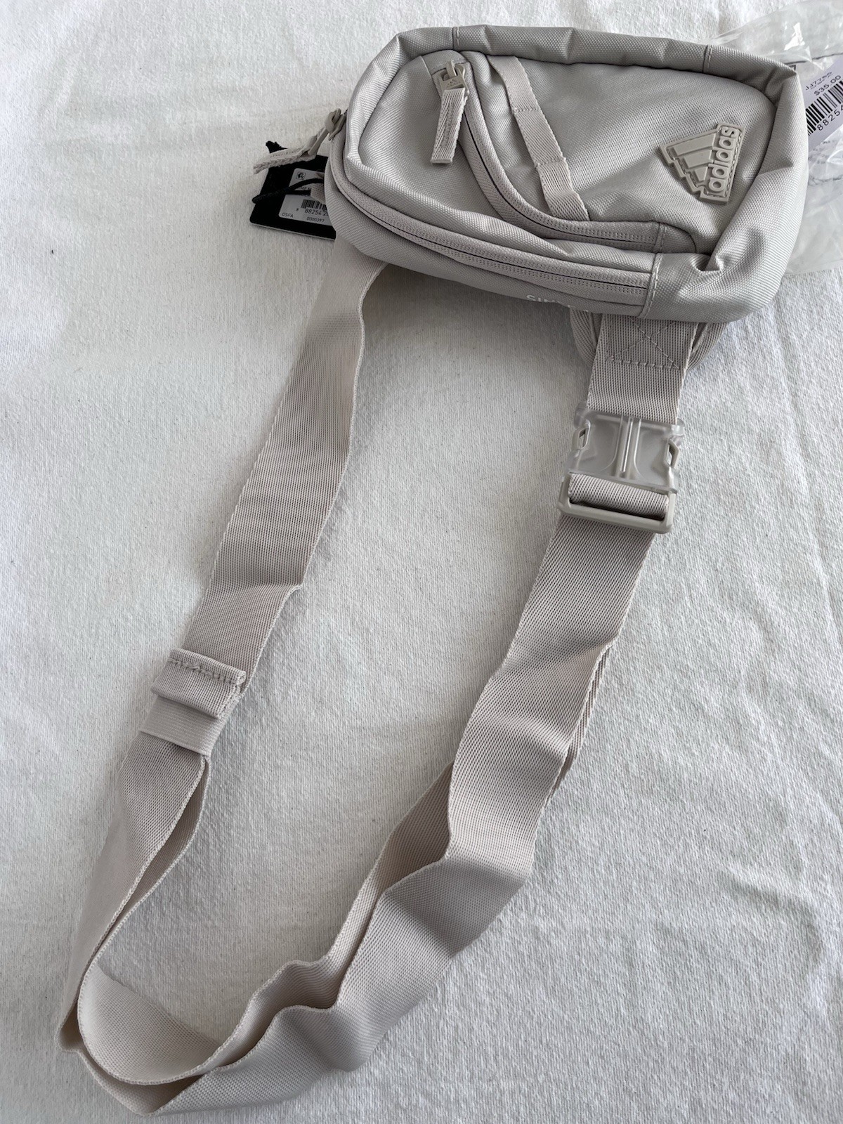 Adidas Crossbody Prime Mini Sling Wonder Aluminum Grey BNWT OSFA JJ778