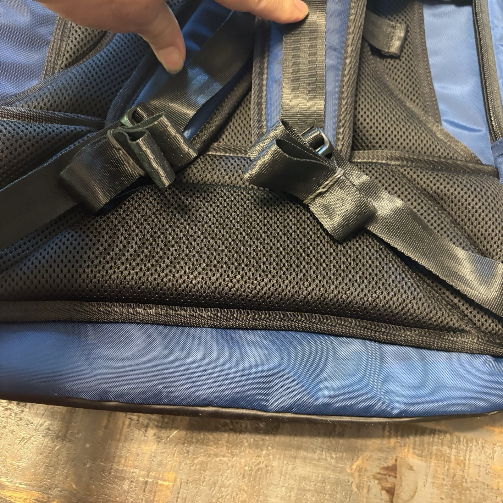 Briggs & Riley BRX Excursion Backpack Blue Travel Work Commuter Bag BP240-44