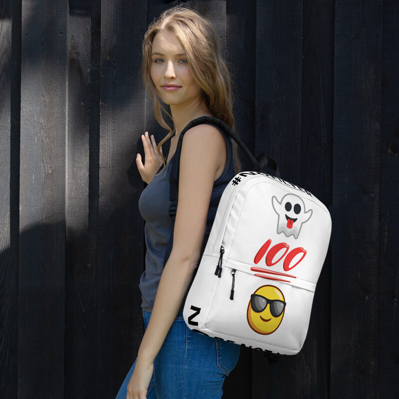 Funny Cool Emoji Back To School Backpack, Books Backpack, Humor, School Supplies