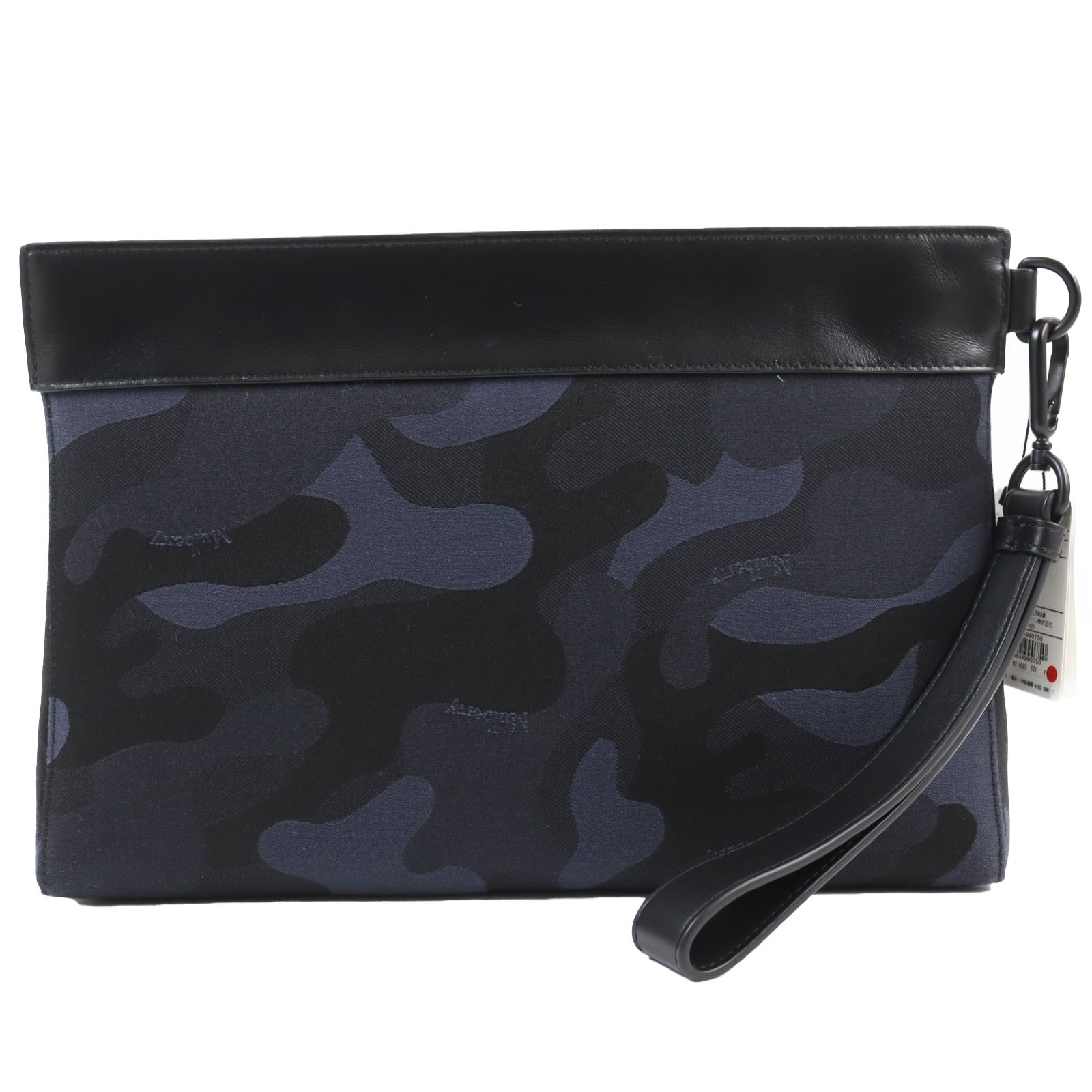 Pristine MULBERRY Clutch bag Camouflage Pattern Pouch Business Bag with Logo…