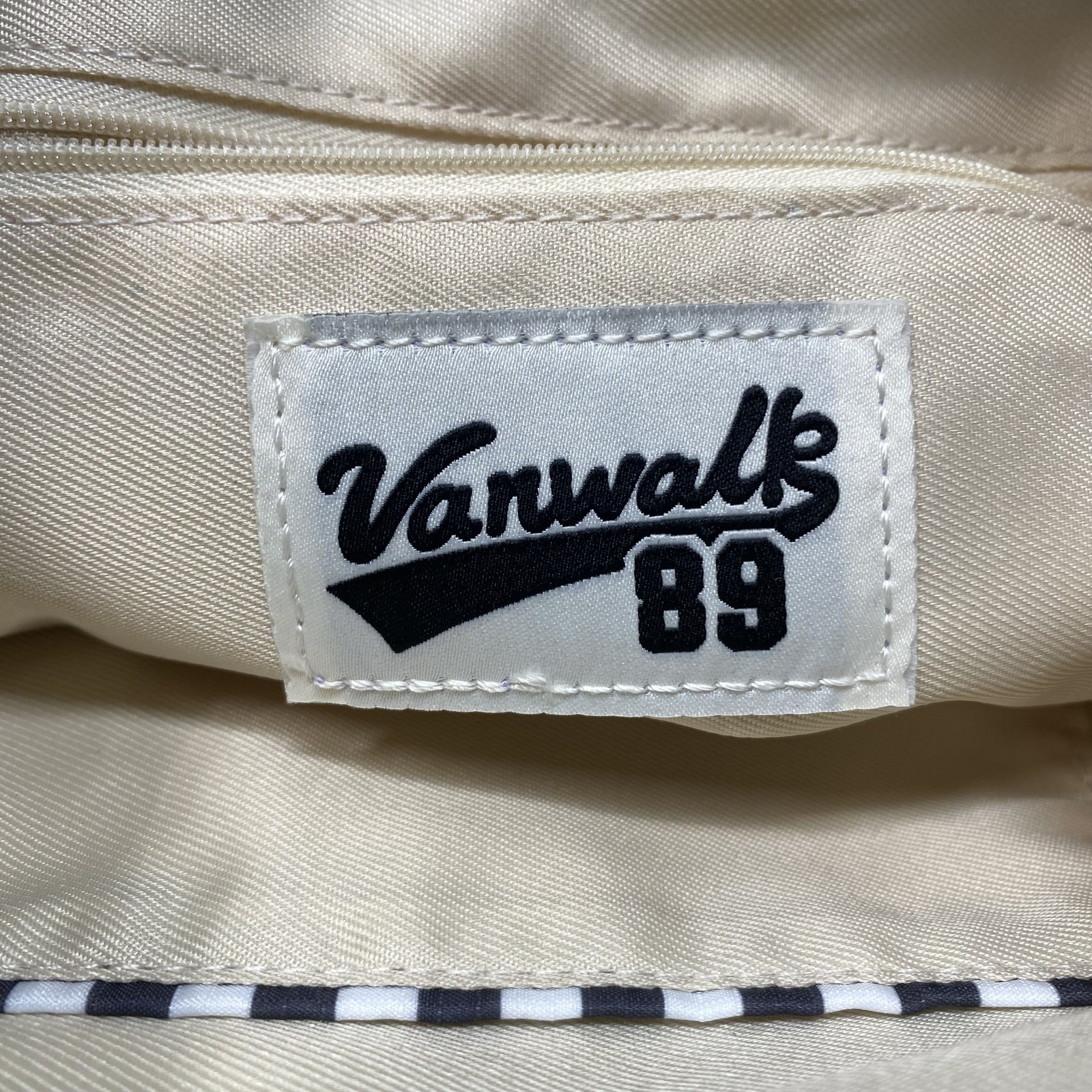Vanwalk Black White Gingham Checkered Drawstring Backpack Mesh Pockets