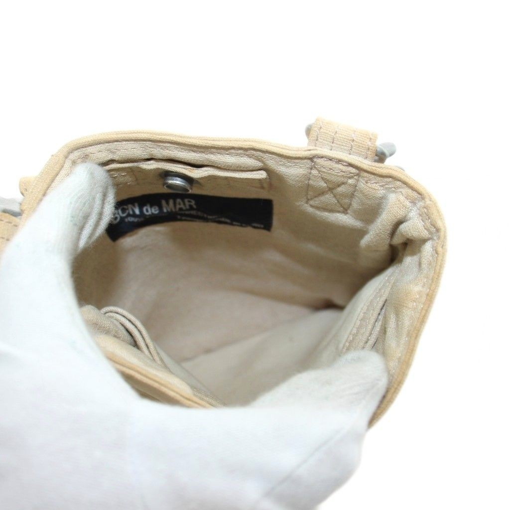 Authentic Porter Yoshida Canvas Shoulder Bag Beige made in Japan